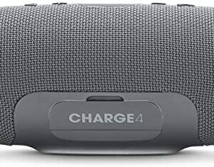 JBL Charge 4 Portable Waterproof Wireless Bluetooth Speaker - Grey (Renewed)