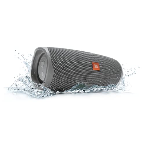 JBL Charge 4 Portable Waterproof Wireless Bluetooth Speaker - Grey (Renewed)