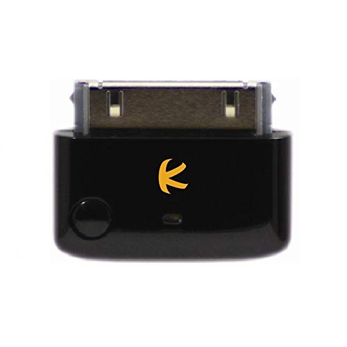 KOKKIA i10_Pro (Black) : Bluetooth Transmitter Splitter with aptX/Low-Latency aptX/FastStream/SBC codecs, Compatible with 30-pin iPod,iPhone,iPad. Compatible with AirPods. Compatible with Bose, etc.