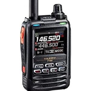 YAESU Yaesu FT-5DR C4FM/FM 144/430MHz Dual Band 5W Digital Transceiver with Touch Screen Display Black