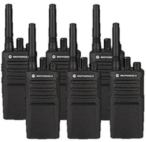 6 pack of motorola rmu2080 two way radio walkie talkies