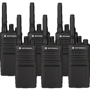 6 Pack of Motorola RMU2080 Two way Radio Walkie Talkies