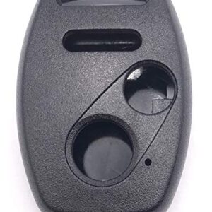 3 Buttons Replacement Key Fob Cover Fit for Honda 2003-2012 Accord 2006-2013 Civic EX 2009-2015 Pilot 2005-2006 CR-V Ridgeline Odyssey Keyless Entry Key Fob Case Shell