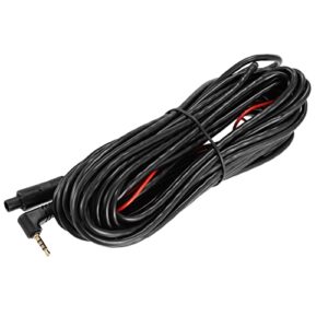 x autohaux 1pcs 5 pin 5.5m 18ft dash cam rearview backup camera reverse extension cord car recorder cable male to female video extension wire