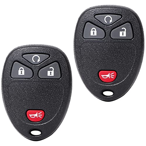 Key Fob Replacement Fit for Chevy Silverado Suburban Tahoe Avalanche Equinox Traverse GMC Sierra Yukon Acadia Savana Cadillac Escalade Buick Enclave 2007 2008 2009 2010 2011 2012 2013 2014 2015 2016