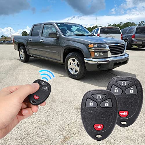 Key Fob Replacement Fit for Chevy Silverado Suburban Tahoe Avalanche Equinox Traverse GMC Sierra Yukon Acadia Savana Cadillac Escalade Buick Enclave 2007 2008 2009 2010 2011 2012 2013 2014 2015 2016