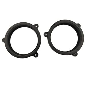 dkmus rear door speaker 6.5 inch mount adapter plates for subaru forester impreza legacy stand ring spacer kit