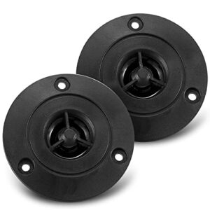 facmogu 2pcs 3 inch black stereo tweeters speakers, rms 15w 8 ohm car tweeters for car audio diy & replacing, diy car vehicle audio speakers tweeters