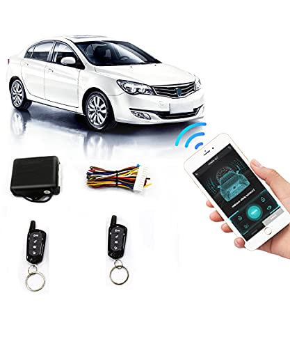 Keyless Entry for Car with Open Trunk Car Search Remote/App Control Fits for 95% DC12V Compact, Sedan, Coupes, SUVs