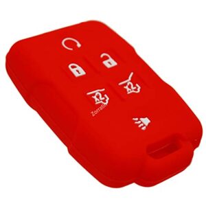 Zorratin Silicone Remote Key Fob Cover Protector for GMC Yukon & Chevrolet Chevy Suburban Tahoe