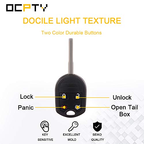 OCPTY 1 X Flip Key Entry Remote Control Key Fob Transmitter Replacement for Ford for Escape for Focus for Transit for Fiesta for Transit Connect CWTWB1U793 1788A-FWB1U793