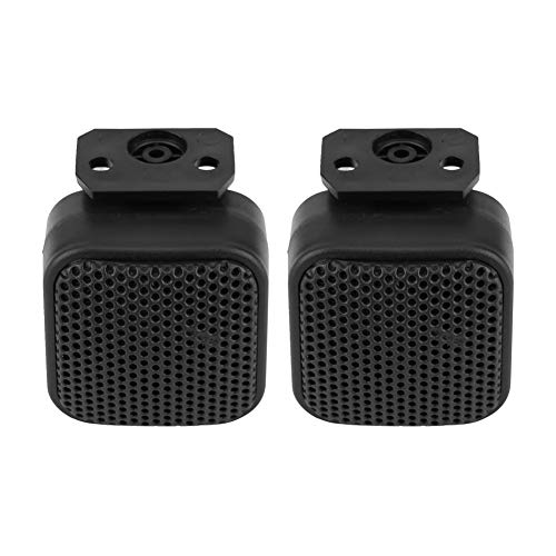 Acouto Car Audio Tweeters 1 Pair Universal Square Car Audio Speaker Super Power Loud Tweeters Rectangle Dome Tweeters for Car Audio