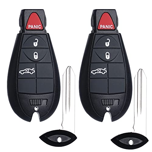 Remote Key Fob FOBIK Replacement Fits for Dodge Challenger 2008 2009 2010 2011 2012 2013 2014 Charger 2008-2013 Magnum 2008 Chrysler 300 2008-2010 IYZ-C01C Keyless Entry Remote Start Control