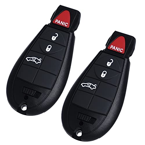 Remote Key Fob FOBIK Replacement Fits for Dodge Challenger 2008 2009 2010 2011 2012 2013 2014 Charger 2008-2013 Magnum 2008 Chrysler 300 2008-2010 IYZ-C01C Keyless Entry Remote Start Control