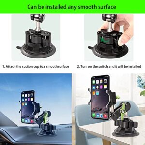 Gzcvba Universal Ball Head Arm for Phone - 360° Rotating Universal Car Phone Mount - Suction Cup Phone Holder for Car - Universal Ball Head Basic Sucker Arm for Phone