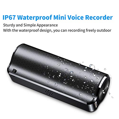 32GB Digital Voice Recorder, Magnetic Mini Voice Activated Recorder, 15Days Long Battery Life, Suitable for HD Recording Meetings Interviews Classes Lectures