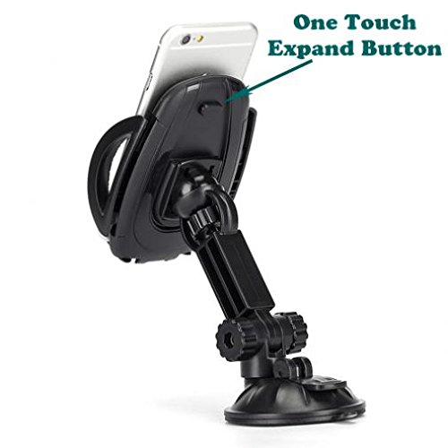 Car Mount Dash Windshield Holder Cradle Swivel Dock Suction Compatible with Samsung Galaxy S20 Plus - Galaxy S20 Ultra - Galaxy S21 - Galaxy S21 FE 5G - Galaxy S21 Plus