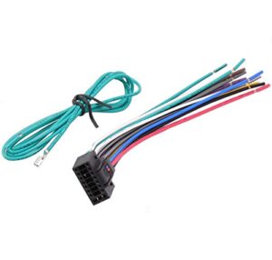 red wolf aftermarket kenwood stereo install wire harness 16 pin radio replacement power plug adapter for 1994-2020 kdc krc kmd ddx kmr