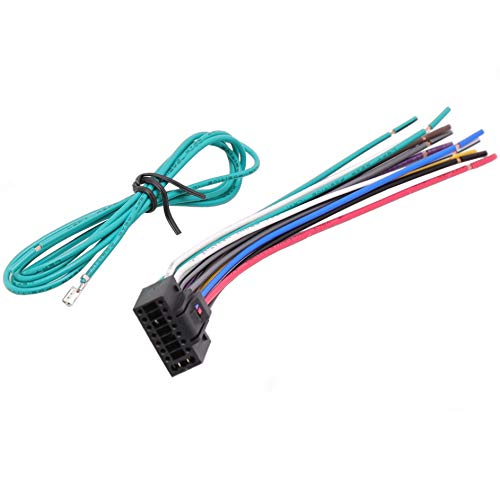 RED WOLF Aftermarket Kenwood Stereo Install Wire Harness 16 Pin Radio Replacement Power Plug Adapter for 1994-2020 KDC KRC KMD DDX KMR