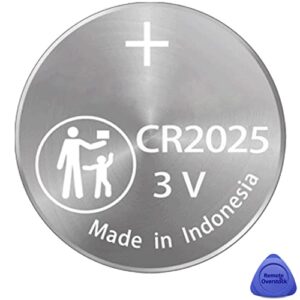 (2 Pack) CR2025 2025 Remote Key FOB Battery OEM Replacement for Mercedes Benz MB 1995-2015 IYZ-3312 IYZ3312 IYZDC and P/N’s: 5WK47283 20490562029999 20490511049999 – (2, 3 or 4 Button Remotes)