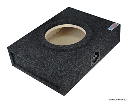 Atrend Universal MDF Constructed Spacer for 10 Inch Speaker or Sub - Adds 3/4" To Depth - Premium Subwoofer Spacer Improves Audio Quality, Sound & Bass - Multiple Usage - Black