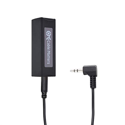 Cable Matters Ground Loop Isolator 3.5mm Noise Isolator Hum Eliminator for Car Audio and More