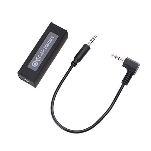 Cable Matters Ground Loop Isolator 3.5mm Noise Isolator Hum Eliminator for Car Audio and More