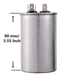 BOJACK 35 uf 370V 450V AC CBB65 Motor and Fan Starting Round Capacitor 35 MFD 10000AFC