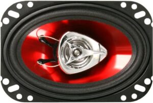 boss audio systems ch4620 car speakers – 200 watts of power per pair and 100 watts each, 4 x 6 inch , full range, 2 way, sold in pairs, easy mounting