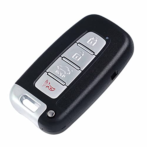 Key Fob Replacement Fits for Hyundai Sonata Genesis 2010 2011 2012 2013 2014 Azera Equus Kia Optima 2009-2013 Ria Sorento Forte Borrego Smart Keyless Entry Remote Control SY5HMFNA04