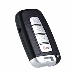 Key Fob Replacement Fits for Hyundai Sonata Genesis 2010 2011 2012 2013 2014 Azera Equus Kia Optima 2009-2013 Ria Sorento Forte Borrego Smart Keyless Entry Remote Control SY5HMFNA04