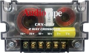 audiopipe 2 way crossover crx-203 400 watts passive crossover car audio tweeter