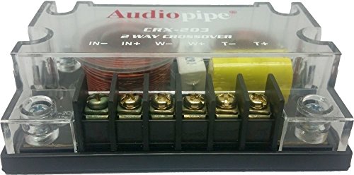 Audiopipe 2 Way Crossover CRX-203 400 Watts Passive Crossover Car Audio Tweeter