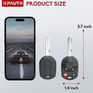 NPAUTO Key Fob Replacement for Ford Expedition Fusion Escape Focus Edge Explorer Flex Mustang Taurus Lincoln Navigator MKX Mazda Mercury Milan Sable Keyless Entry Remote Control Key Fob, OUCD6000022