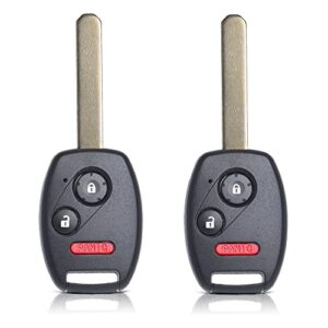 key fob remote replacement fits for honda pilot 2005 2006 2007 2008 cwtwb1u545 keyless entry remote control 35111-s9v-325(pack of 2)