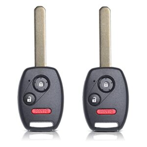 Key Fob Remote Replacement Fits for Honda Pilot 2005 2006 2007 2008 CWTWB1U545 Keyless Entry Remote Control 35111-S9V-325(Pack of 2)