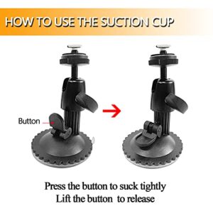 DOUXURY Windshield Suction Cup Bracket Mount for 7 9 10.1 Inch Monitor Display, Fix The Monitor on Windshield Dash Board, Metal-Made, Strong Load-Bearing for B09N365BM5 B083XGR7D5 B083XRJD8L