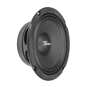 timpano 6.5” shallow midrange speaker 4 ohm 500 watts max power pro audio loudspeaker (1 speaker)