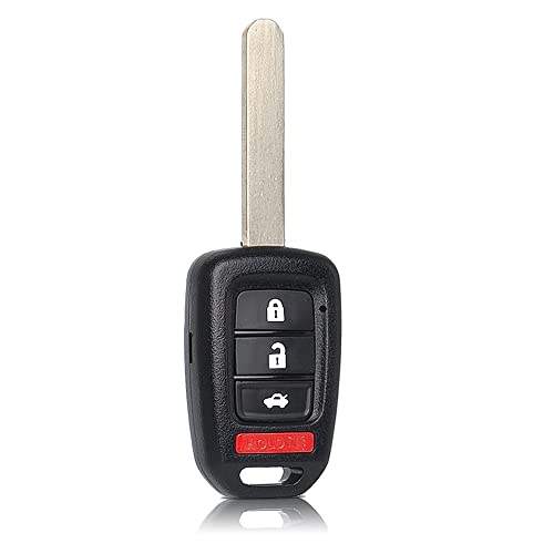 Key Fob Remote Replacement Fits for Honda Civic 2014 2015/Accord 2013-2015 MLBHLIK6-1T Keyless Entry Remote Control Uncut 4 Buttons 315 MHz G Chip (35118-T2A-A20)