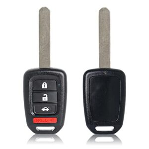 Key Fob Remote Replacement Fits for Honda Civic 2014 2015/Accord 2013-2015 MLBHLIK6-1T Keyless Entry Remote Control Uncut 4 Buttons 315 MHz G Chip (35118-T2A-A20)