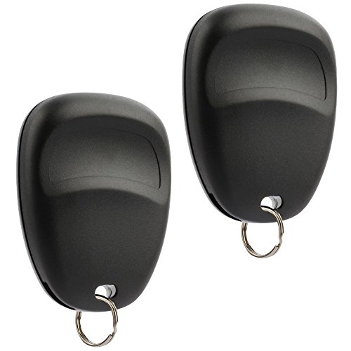 Car Key Fob Keyless Entry Remote fits 2001-2005 Chevy Impala Monte Carlo / 2004 Pontiac Grand Prix (KOBLEAR1XT, 10443537), Set of 2