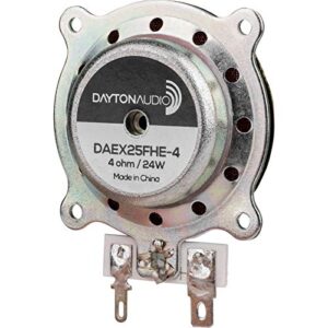 dayton audio daex25fhe-4 framed high efficiency 25mm exciter 24w 4 ohm
