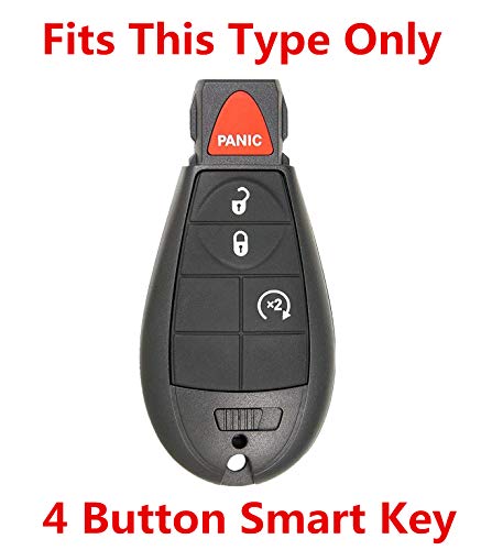 Replacement Keyless Remote Fob Key Shell Case Replacement Fit For Dodge Durango Grand Caravan Journey Ram 1500 2500 3500 Jeep Grand Cherokee Ram 1500 2500 3500 IYZC01C M3N5WY783X GQ4-53T