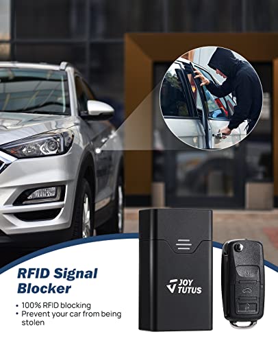 JOYTUTUS RFID Key Fob Protector, Aluminium Box for Fob Protector Signal Blocking, Key Fob Signal Blocker, Car Keyless Entry Fob Signal Blocking Case, Key Fob Protector RFID Blocking Box