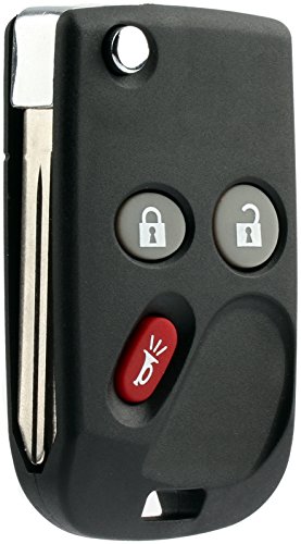 KeylessOption Keyless Entry Remote Control Car Flip Ignition Key Fob Replacement for LHJ011