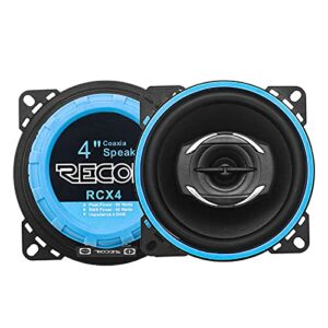 recoil rcx4 echo series 4-inch car audio coaxial speaker system