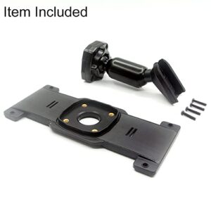 Rear View Mirror Back Plate Panel + Mirror Dash Cam Mount Arm for Car DVR Instead of Strap, with 13.5 x 5.9cm backplate