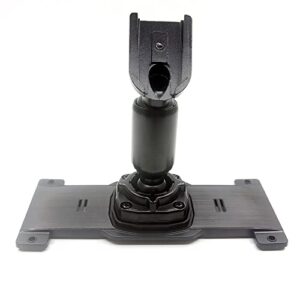 Rear View Mirror Back Plate Panel + Mirror Dash Cam Mount Arm for Car DVR Instead of Strap, with 13.5 x 5.9cm backplate