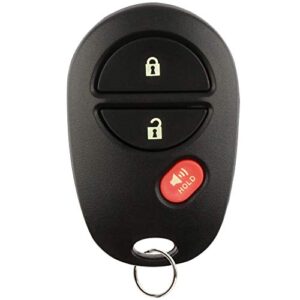 keylessoption remote key fob 3btn for toyota (gq43vt20t)