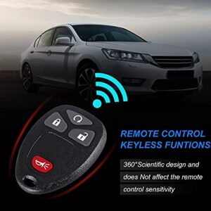 Pilida Key Fob Keyless Entry Remote: Keyless Control Clicker Compatible with Chevy SilveradoTraverse Equinox Avalanche GMC Sierra Pontiac Torrent Saturn Outlook Vue Replacement of OUC60270 OUC60221